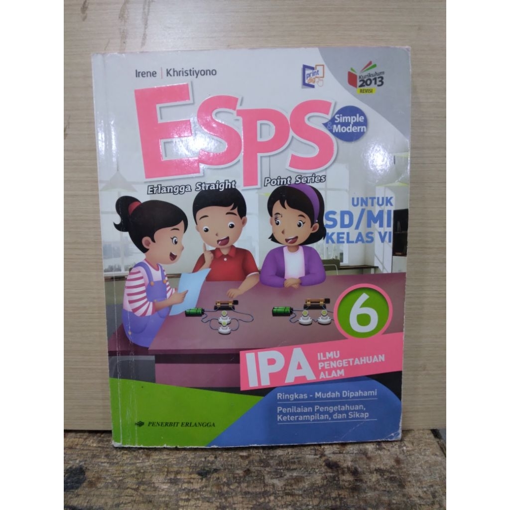 ESPS IPA 6 SD/MI KELAS VI KURIKULUM 2013