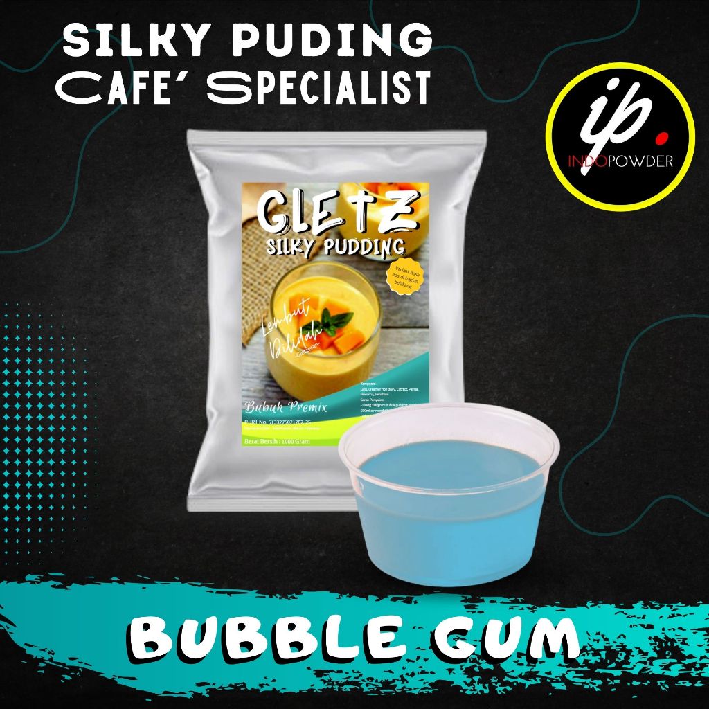 

IP Jakarta - Bubuk SILKY PUDING BUBBLEGUM Puding Lembut Untuk Café, Waralaba dan Resto