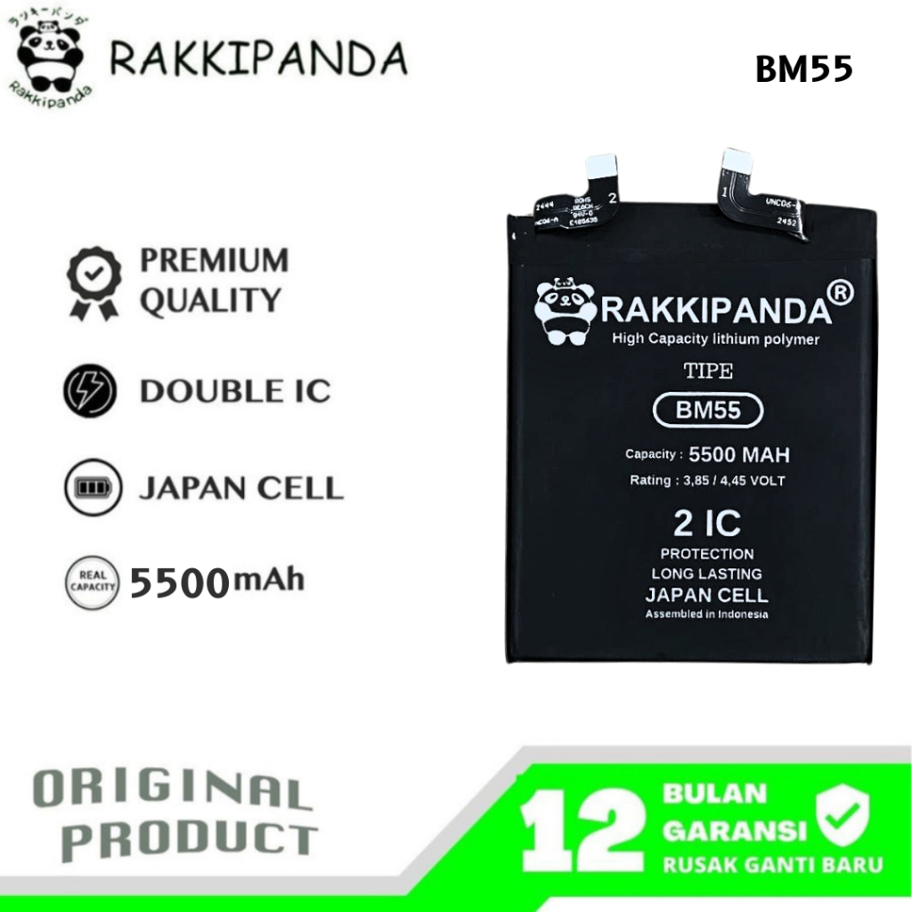 RakkiPanda - BM55 Mi 11 Pro / Mi 11 Ultra Batre Batrai Baterai