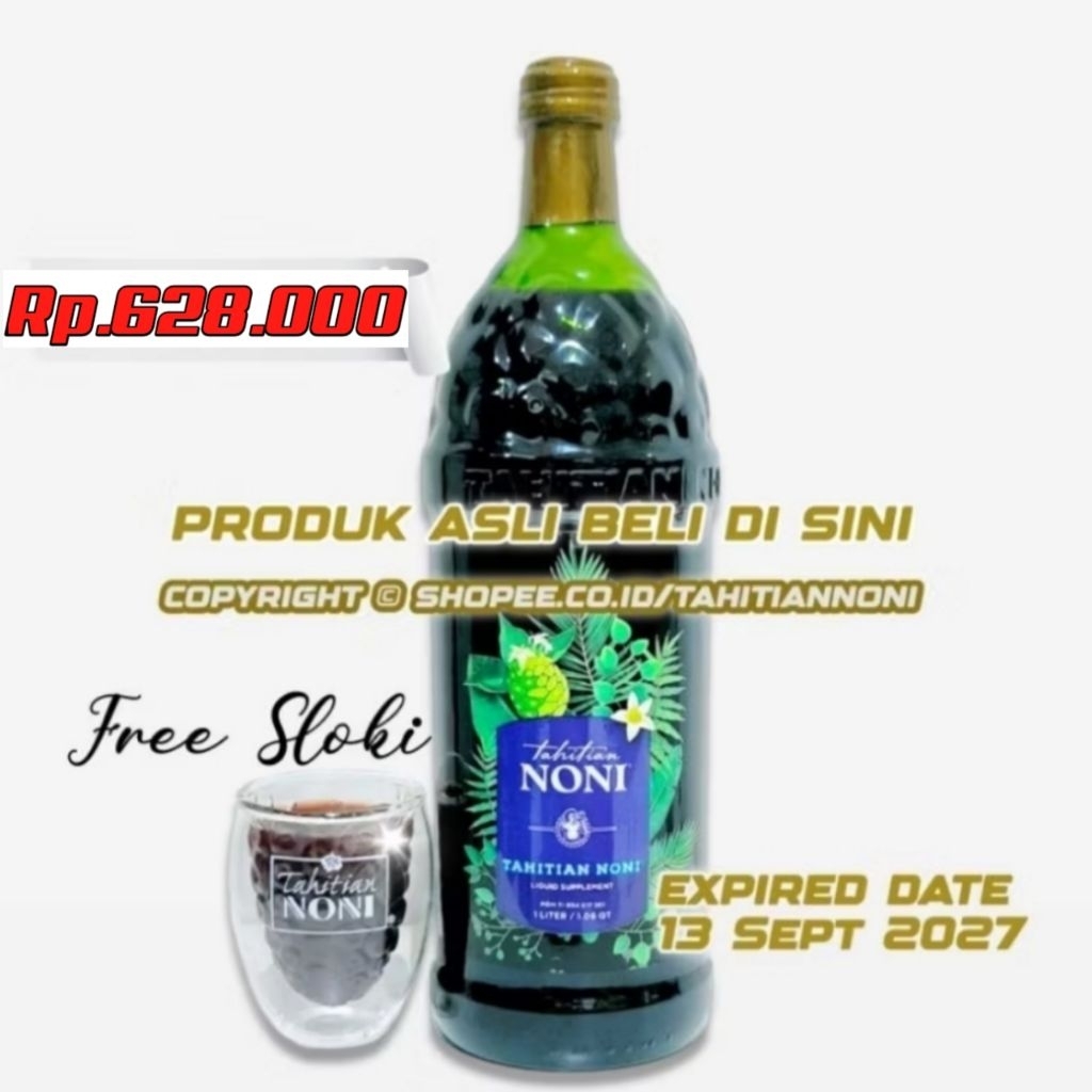 

Murah Banget Tahitian Noni Juice Original Garansi Asli 100% Resmi Stroke Jantung Diabetes Asam Urat Prostat Batu Empedu Kista Miom Lupus Autis dll Dapatkan Bonus Menarik