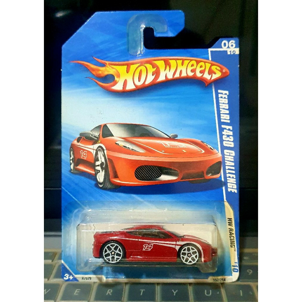 EXLUSIVE HOT WHEELS FERRARI F430 CHALLENGE RED 2010