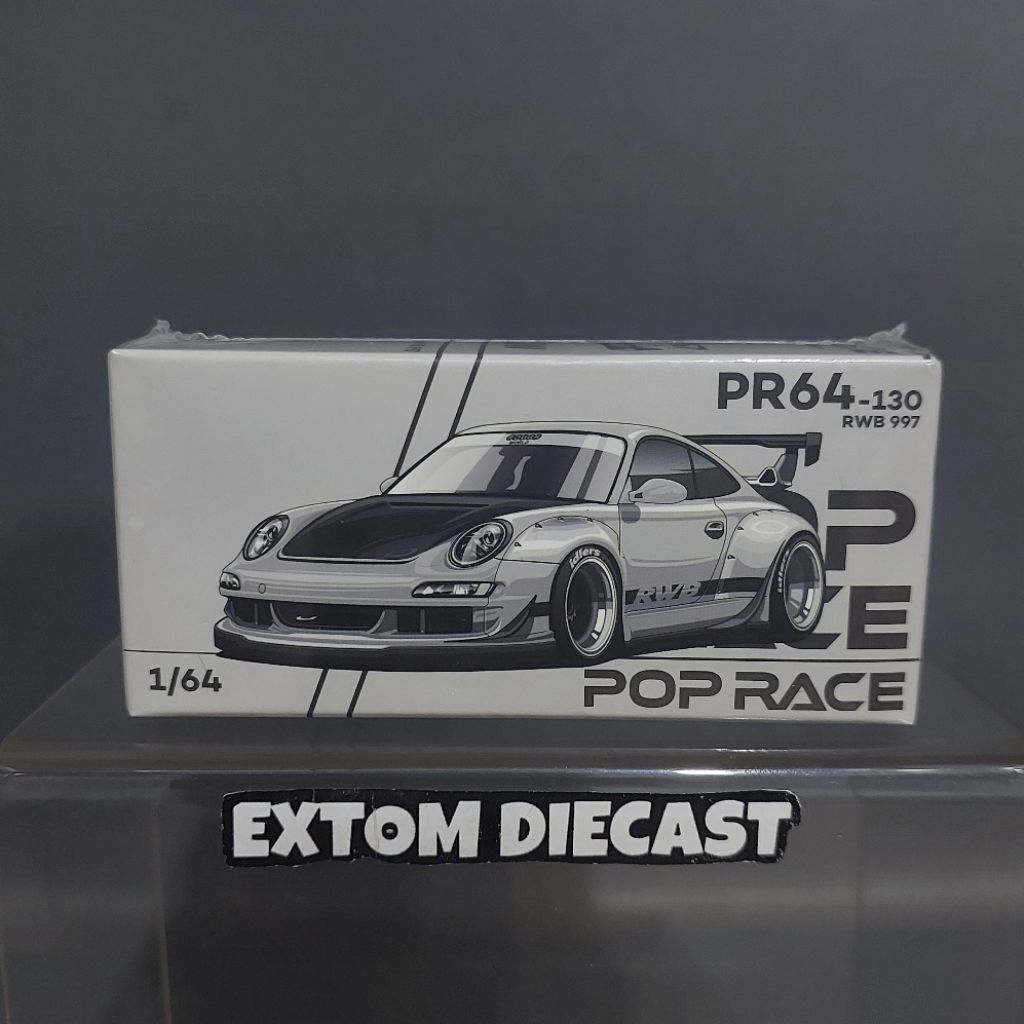 Pop Race Porsche RWB 997 Grey