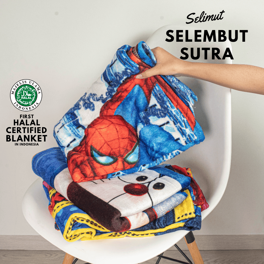 Valda - Selimut Bulu Sutra Halus Lembut 150x200 Motif