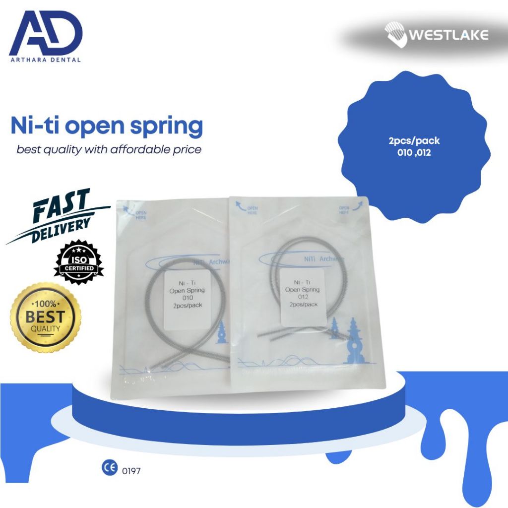 Ni-ti open spring/ open spring orthodontik/ open coil spring