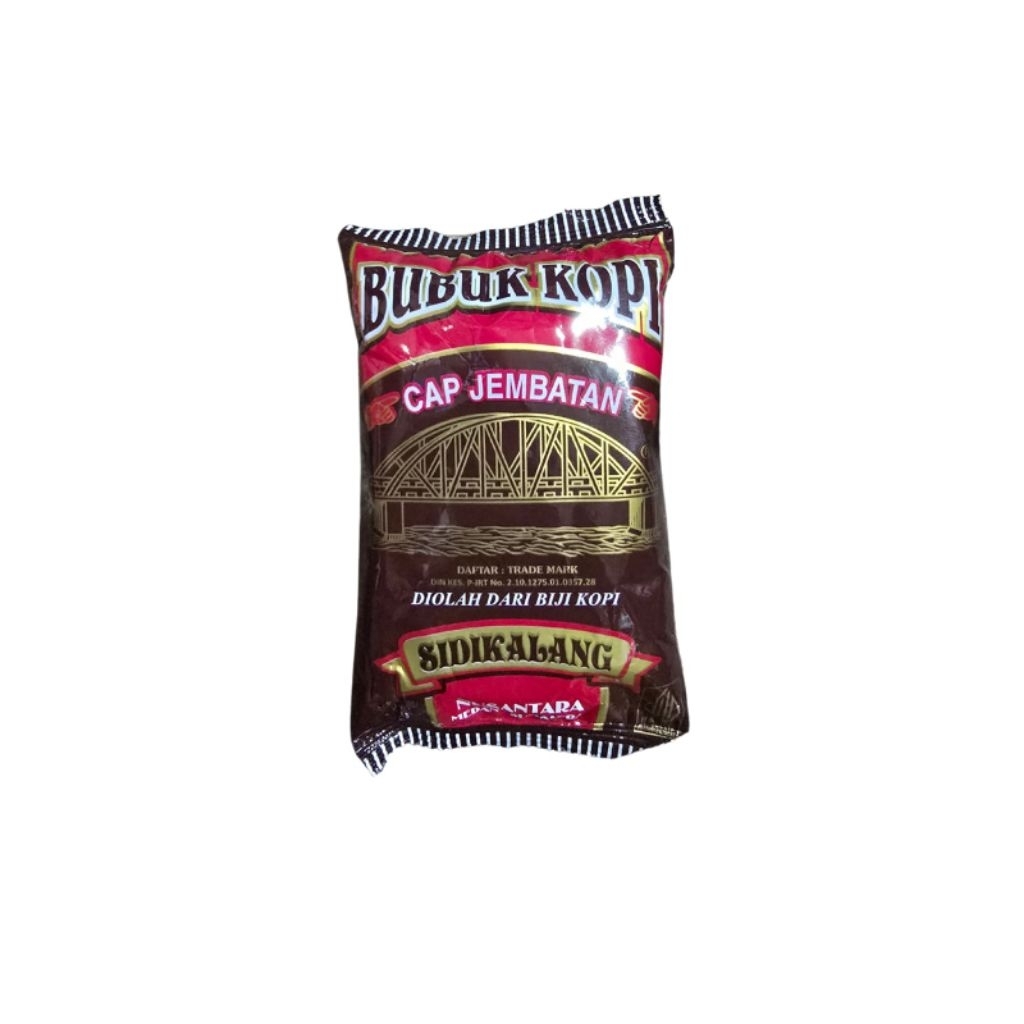 

Kopi Bubuk Robusta Arabica Cap Jembatan Sidikalang - ukuran 90g/500g