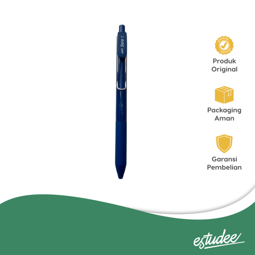 

ESTUDEE SORA GELPEN 0.5 INK BLACK - NAVY EGP-242