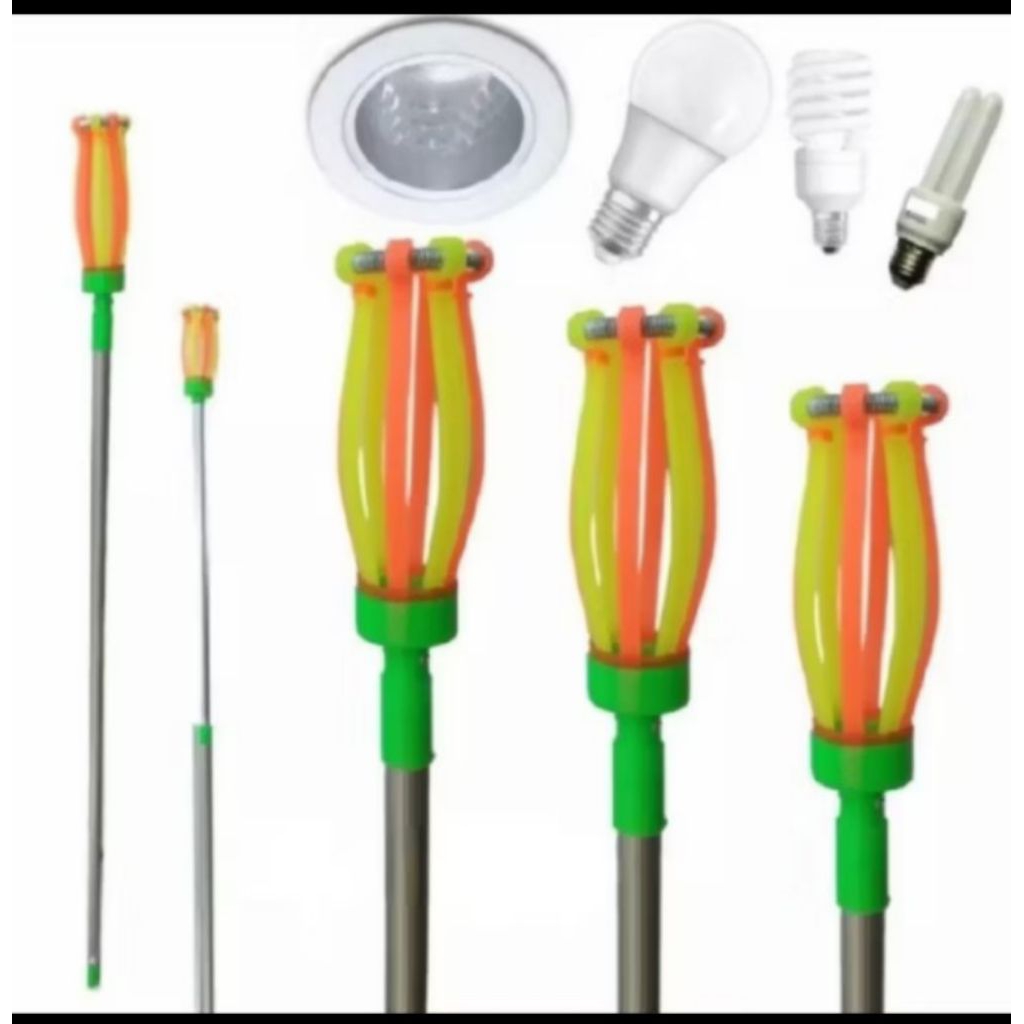 Tongkat Stik Lampu // Tongkat Alat Pengganti Pasang Lampu