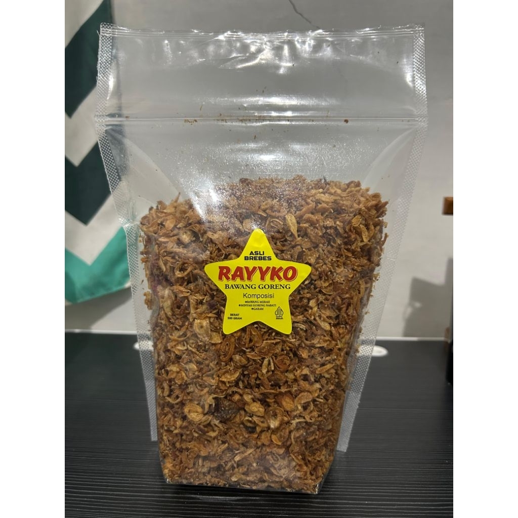 

Rayyko Bawang Goreng asli Brebes Premium 500gram