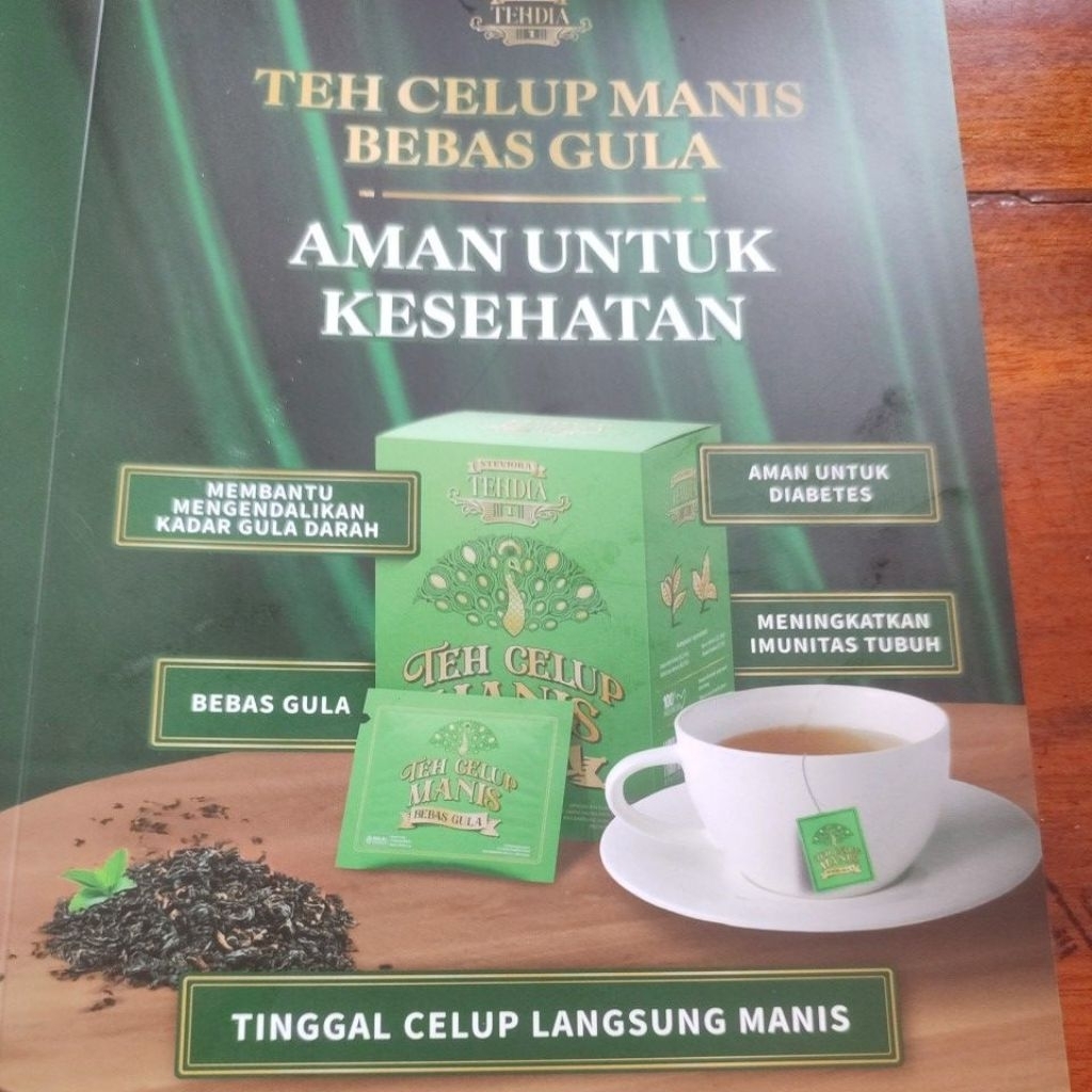 

Tehdia-Teh Celup Bebas Gula