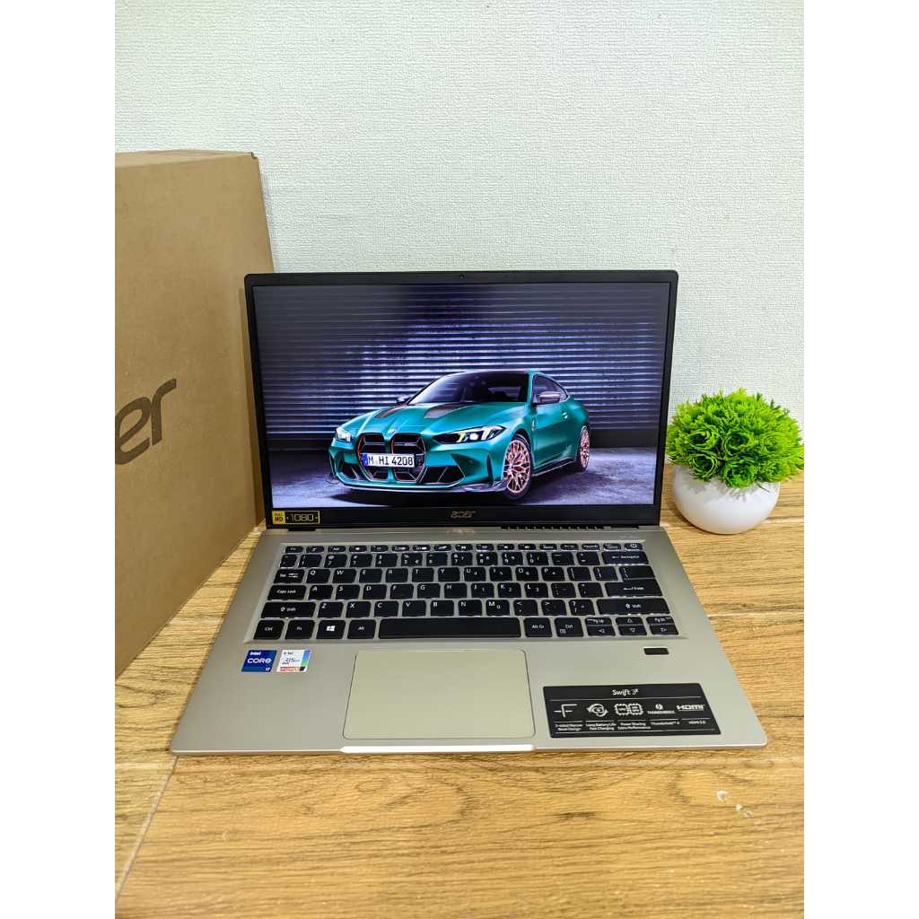 LAPTOP ACER SWIFT 3X SF314-510G INTEL CORE I7 GEN 11 RAM 16 GB SSD 512GB LAYAR 14"IPS FHD BACKLIGHT