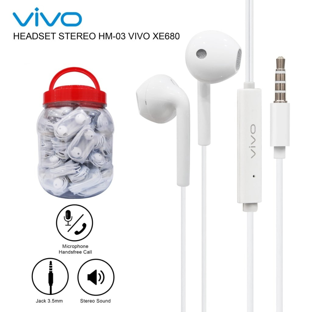 GROSIR HEADSET HANDSFREE COPOTAN HF 1 TOPLES ISI 50PCS NON PACKING HENSET EARPHONE STEREO JAK