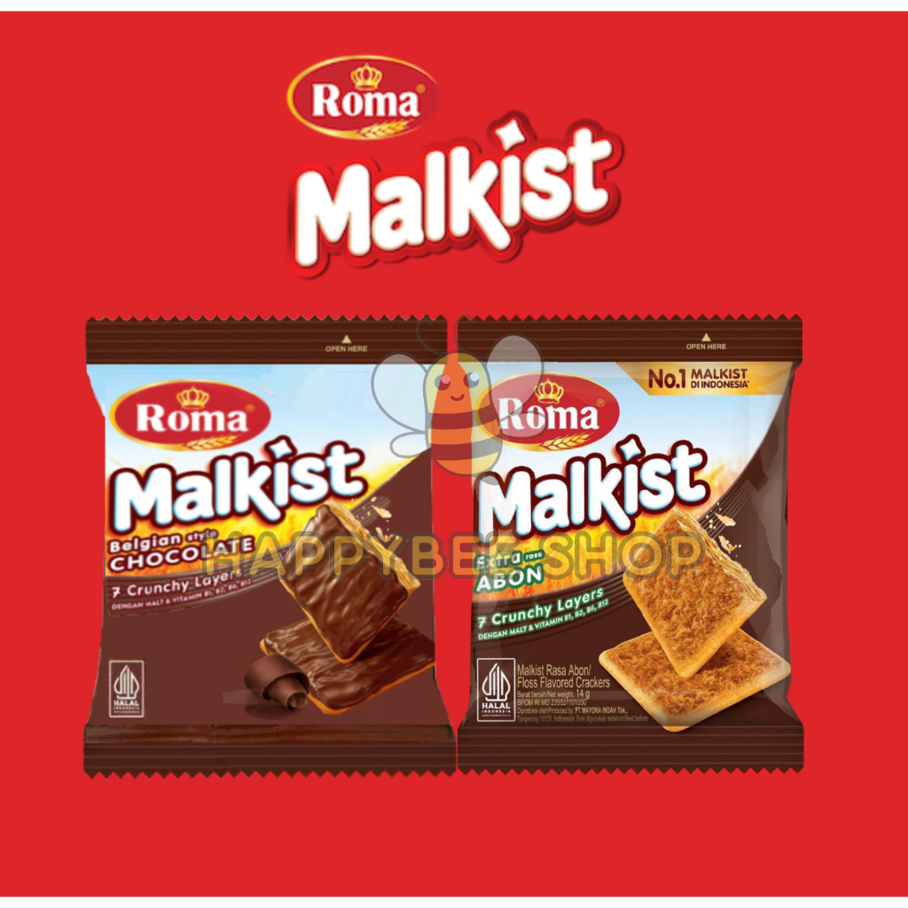 

Roma Malkist Abon | Cokelat Renceng isi 10 Pcs