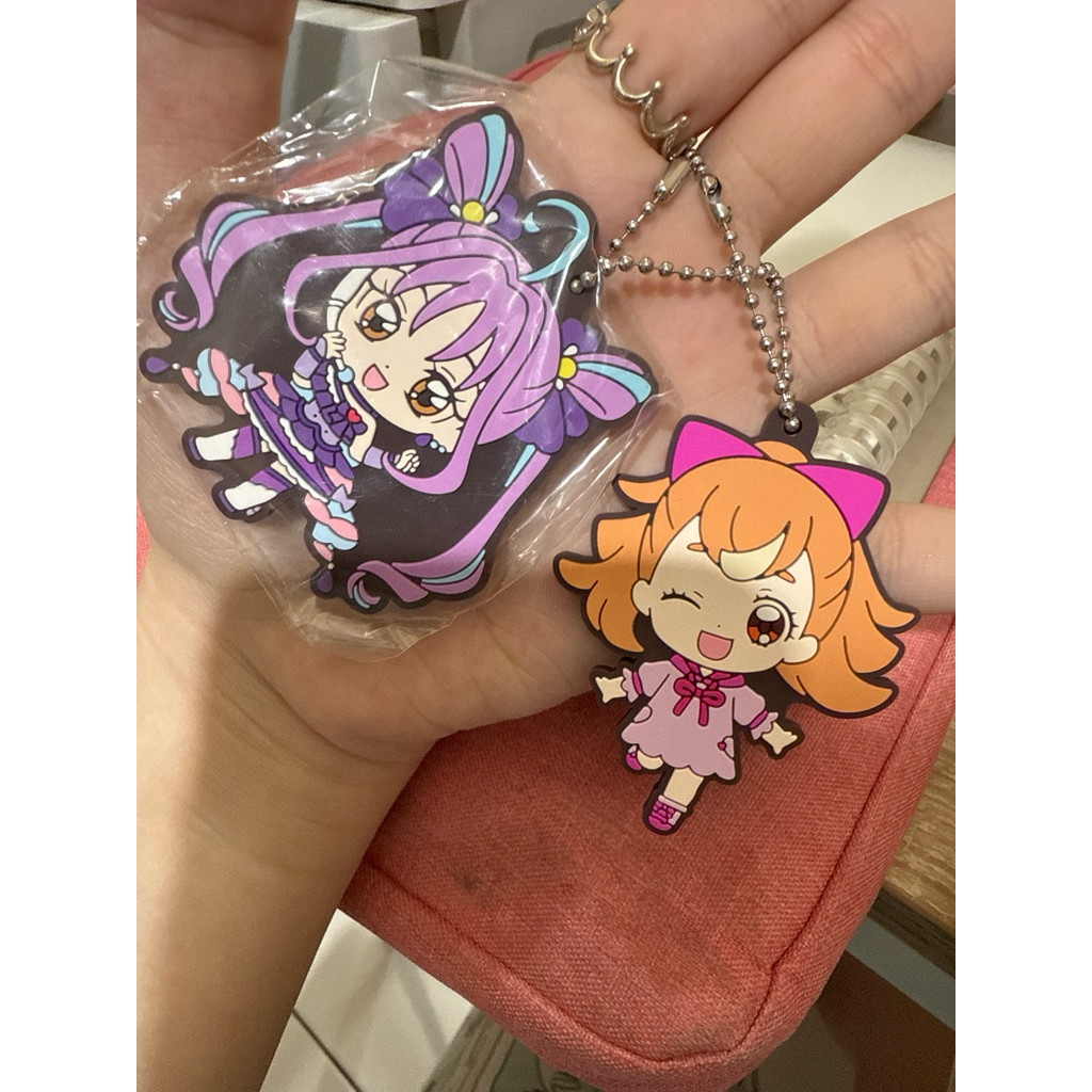 Kimi to Idol Precure Wonderful Precure Komugi & Cure Kyun Keychain