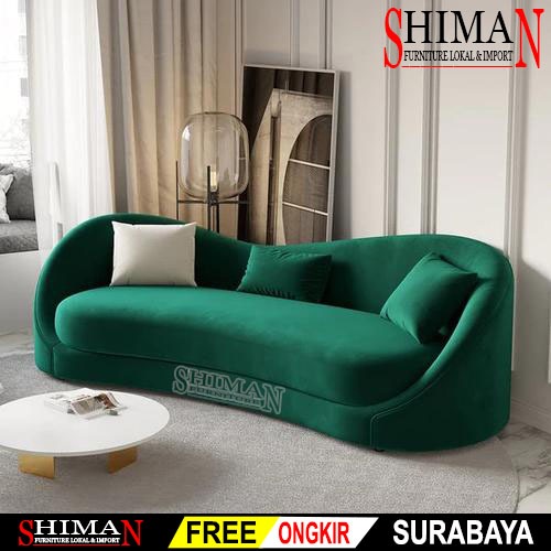 Sofa Modern | Sofa Lengkung | Sofa Ruang Keluarga