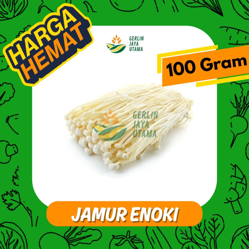 

[PAKET HEMAT] Jamur Enoki Import