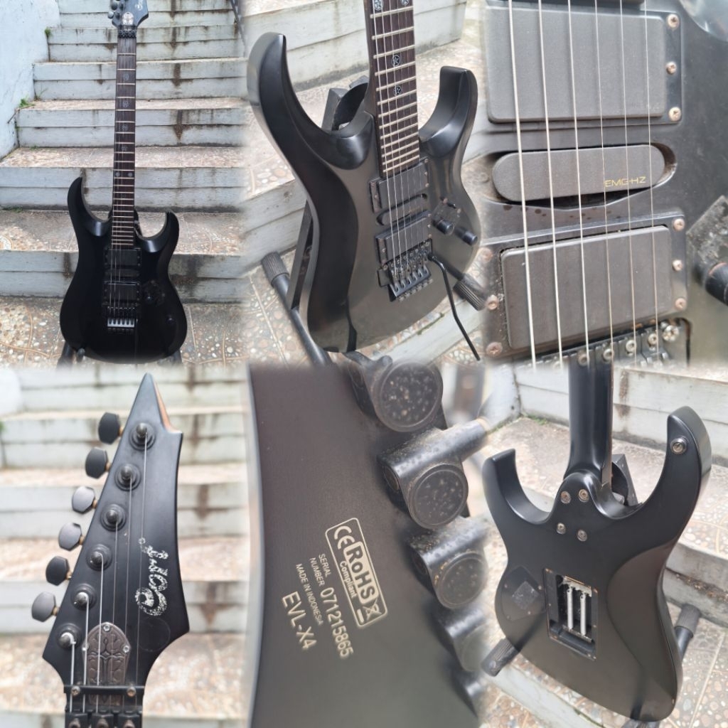 GITAR BEKAS CORT EVL-X4 MII 2007 SATIN ORIGINAL