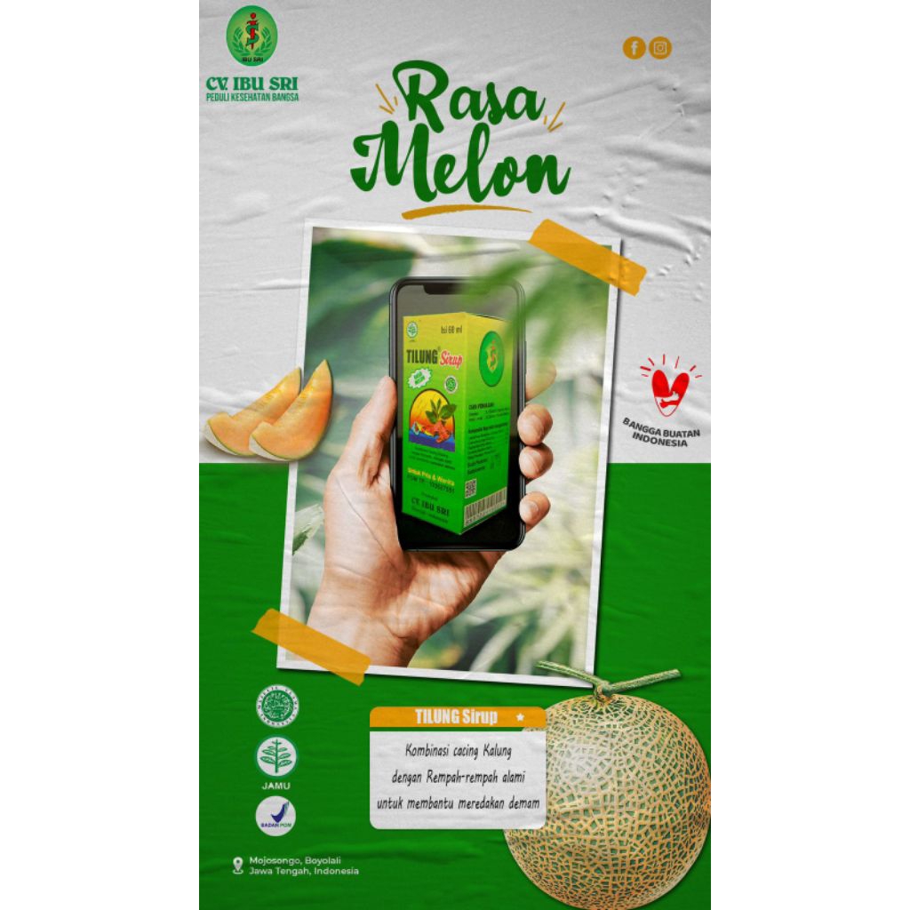

Tilung Sirup Rasa Melon