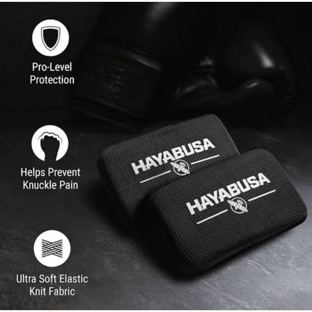 Knuckle Guard Hayabusa Protection Boxing Muaythai / Pelindung tangan
