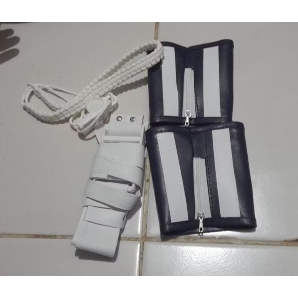 aksesoris baju polisi anak - atribut polisi anak - perlengkapan pocil - kopel, manset pluit polisi c