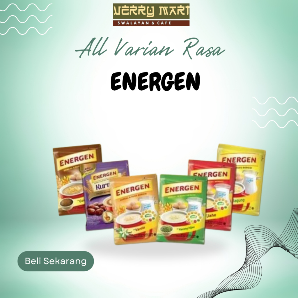 

Energen Susu Sereal Aneka Rasa 5 pcs x 30gr