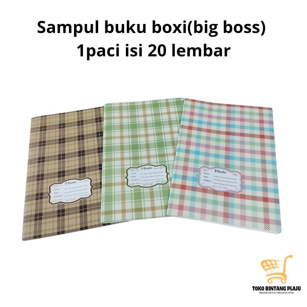 

SAMPUL BUKU BOXI / BIG BOSS BAMBOO MINIMALIS
