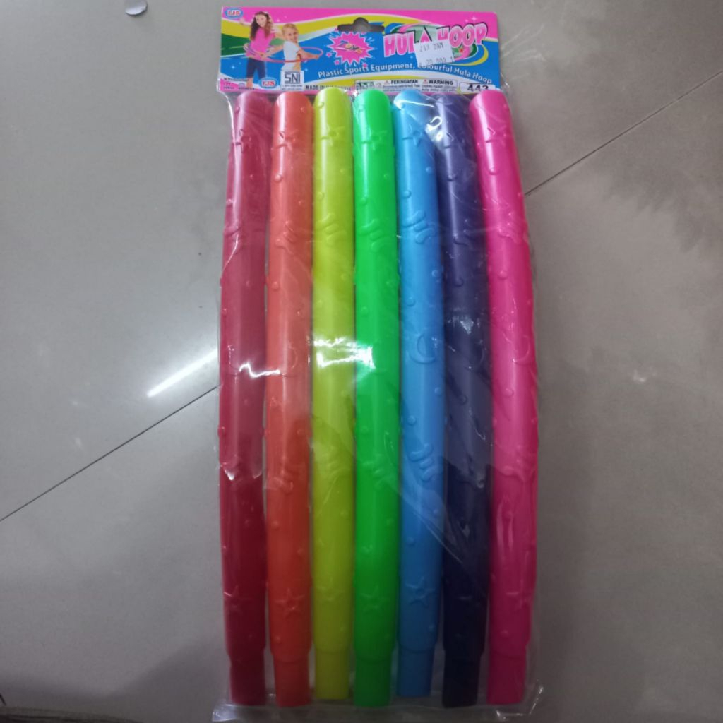 mainan hula hoop anak besar warna warni