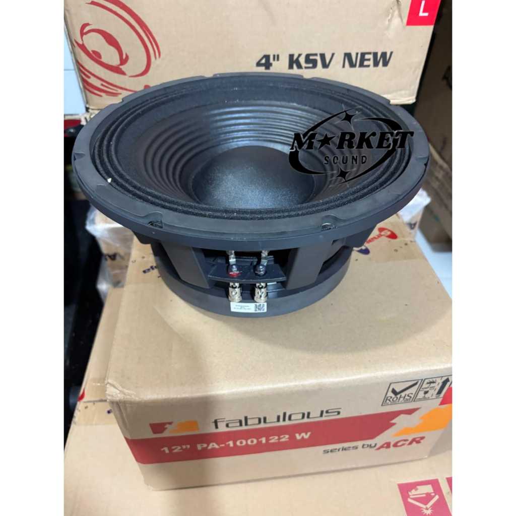 Keka'Store Speaker Acr Fabulous 12 Inch Pa 100122 W Subwoofer Original Voice Coil 3,9 Inch Limited