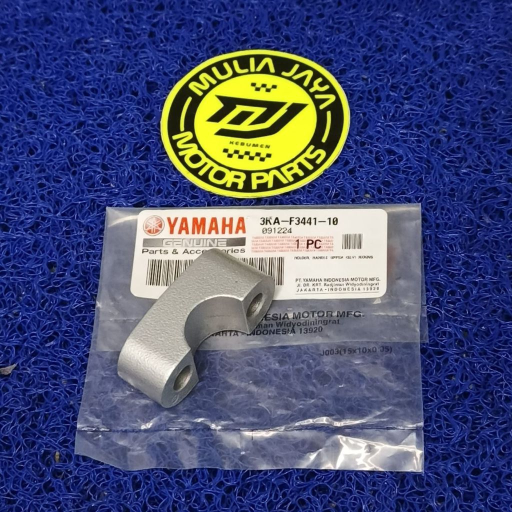 KLEM RAISER STANG ATAU HOLDER HANDLE UPPER (SLV) YAMAHA RXKING VIXION OLD LAMA ORIGINAL YGP 3KA-F344