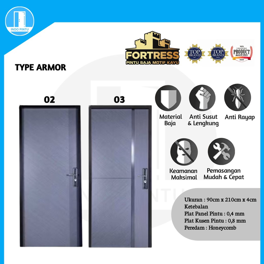Pintu Baja FORTRESS Type Armor