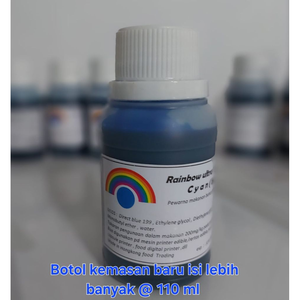 

EDIBLE INK CYAN/BIRU @110 ml