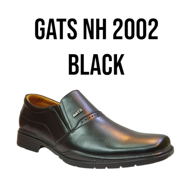 Gats NH 2002 Sepatu Pantofel Kulit Pria Original New Model