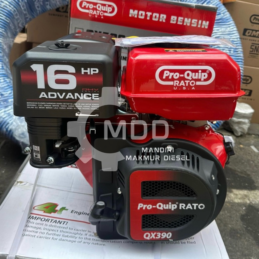 QX390 PROQUIP MESIN PENGGERAK BENSIN 16 HP PRO-QUIP QX 390 MESIN PENGGERAK SERBAGUNA