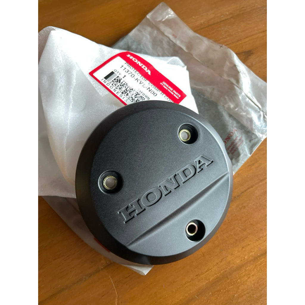 11370-KVL-N00 Cover Plastik Tutup Mesin Kanan Kopling Supra X 125 F1 batman Karburator Original Baru