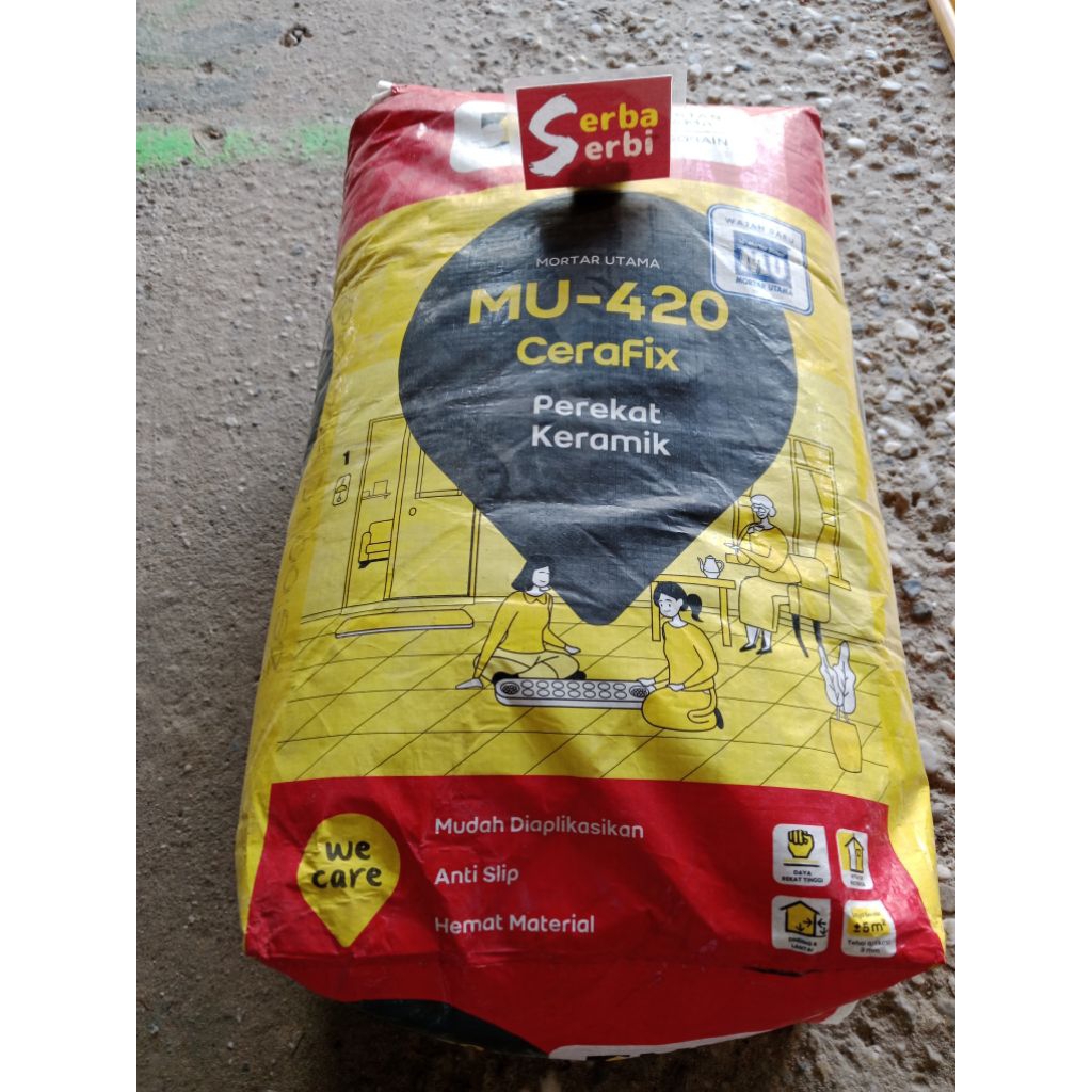 -/SAK 20KG MORTAR-Semen acian plasteran plester Serbaguna mortar utama 20kg (instant)