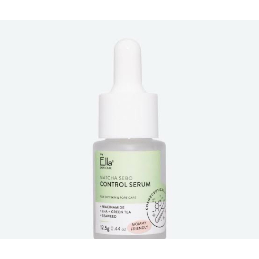 ella skincare serum matcha sebo control