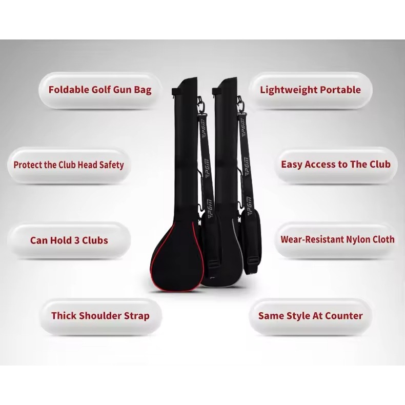BIG SALE CUCI GUDANG PGM LIGHTWEIGHT GOLF BAG PORTABLE MINI GUN BAG GOLF TAS GOLF MINI RINGAN