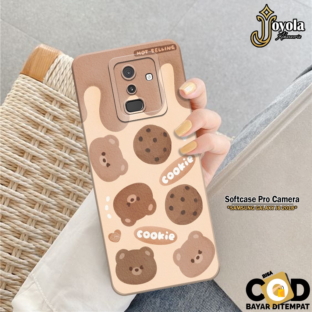 JOYOLA Case Samsung Galaxy J8 2018 Terbaru - Fashion Case Kartun - Softcase Samsung Galaxy J8 2018 -