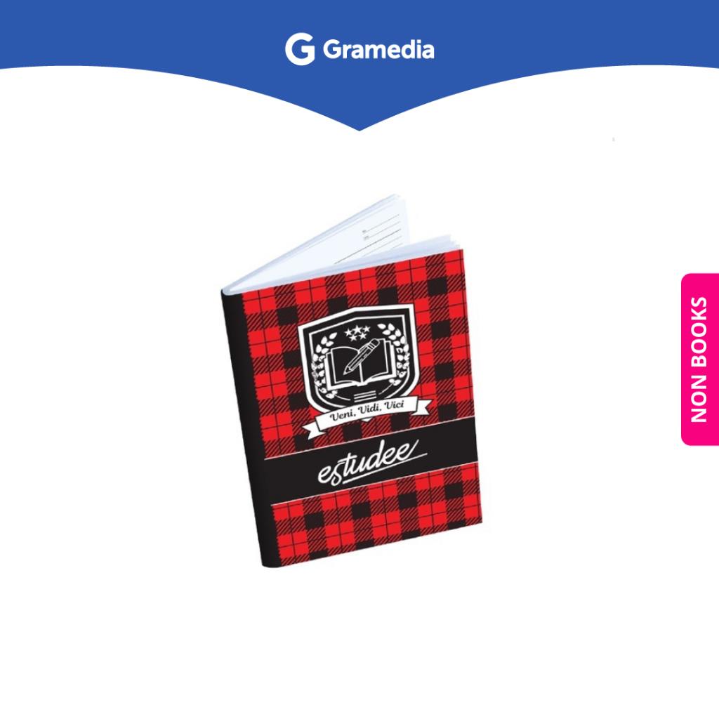 

Gramedia Depok - ESTUDEE I B5 TARTAN MERAH ISI 10