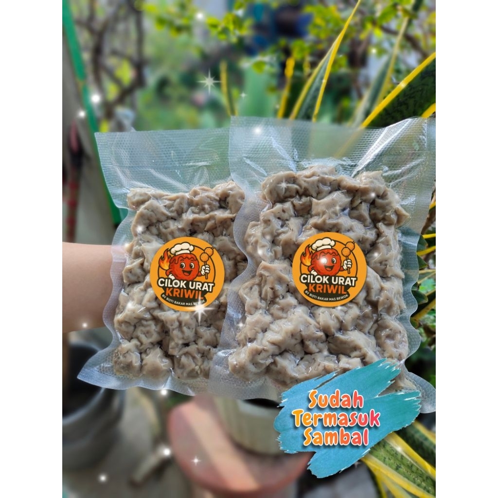 

CILOK KRIWIL URAT SAPI ISI 40 BIJI, BISA UNTUK CAMPURAN SAYUR, SEBLAK ATAU SAMBAL SAJA