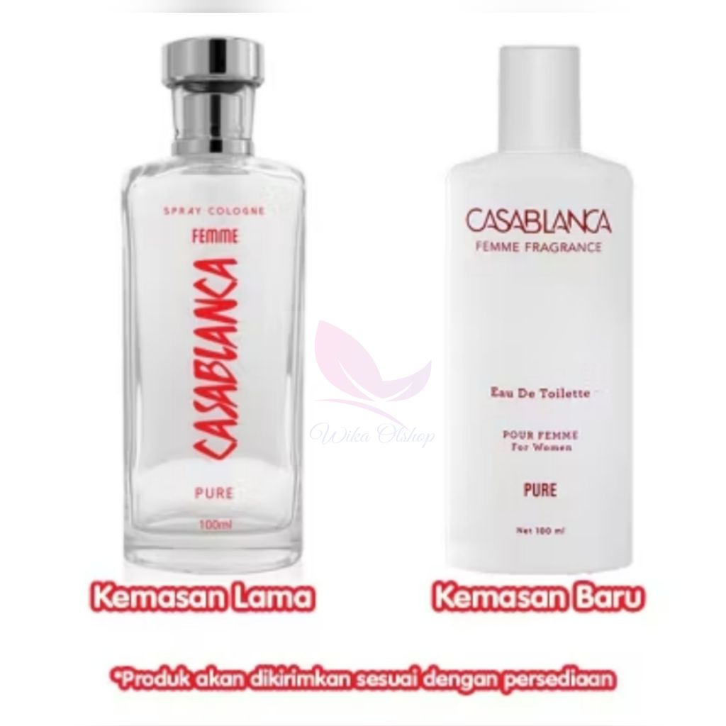 Casablanca Spray Cologne Femme Pure / Parfum 100ml (PACKING KARDUS)