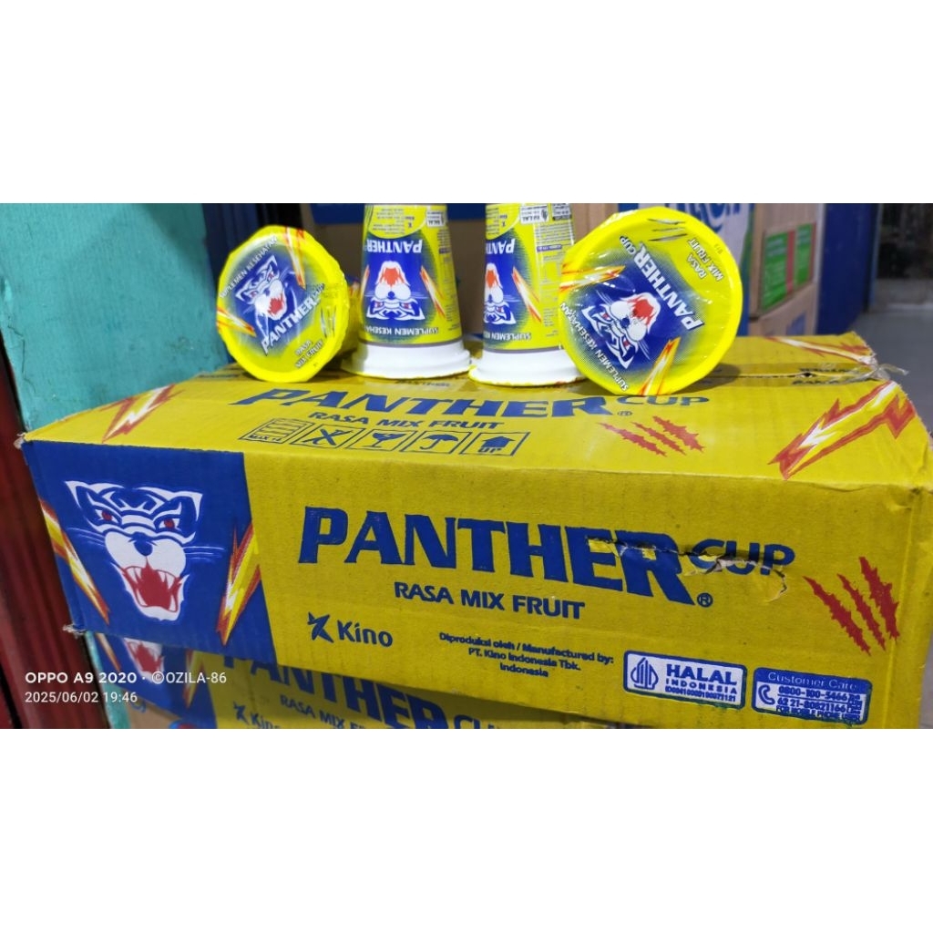 

PANTHER CUP 170 ml isi 24 1 dus