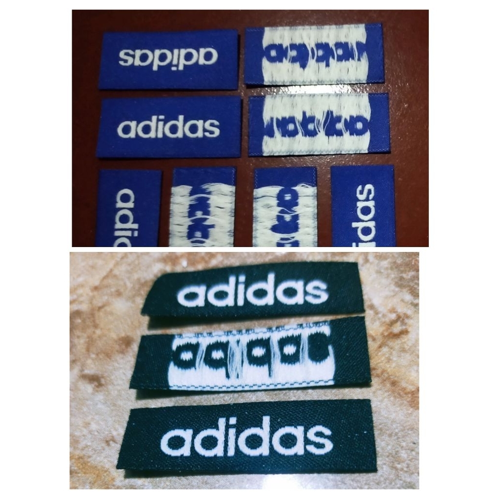 

label merek brand label (main) adidas uk.(2x4,5)cm