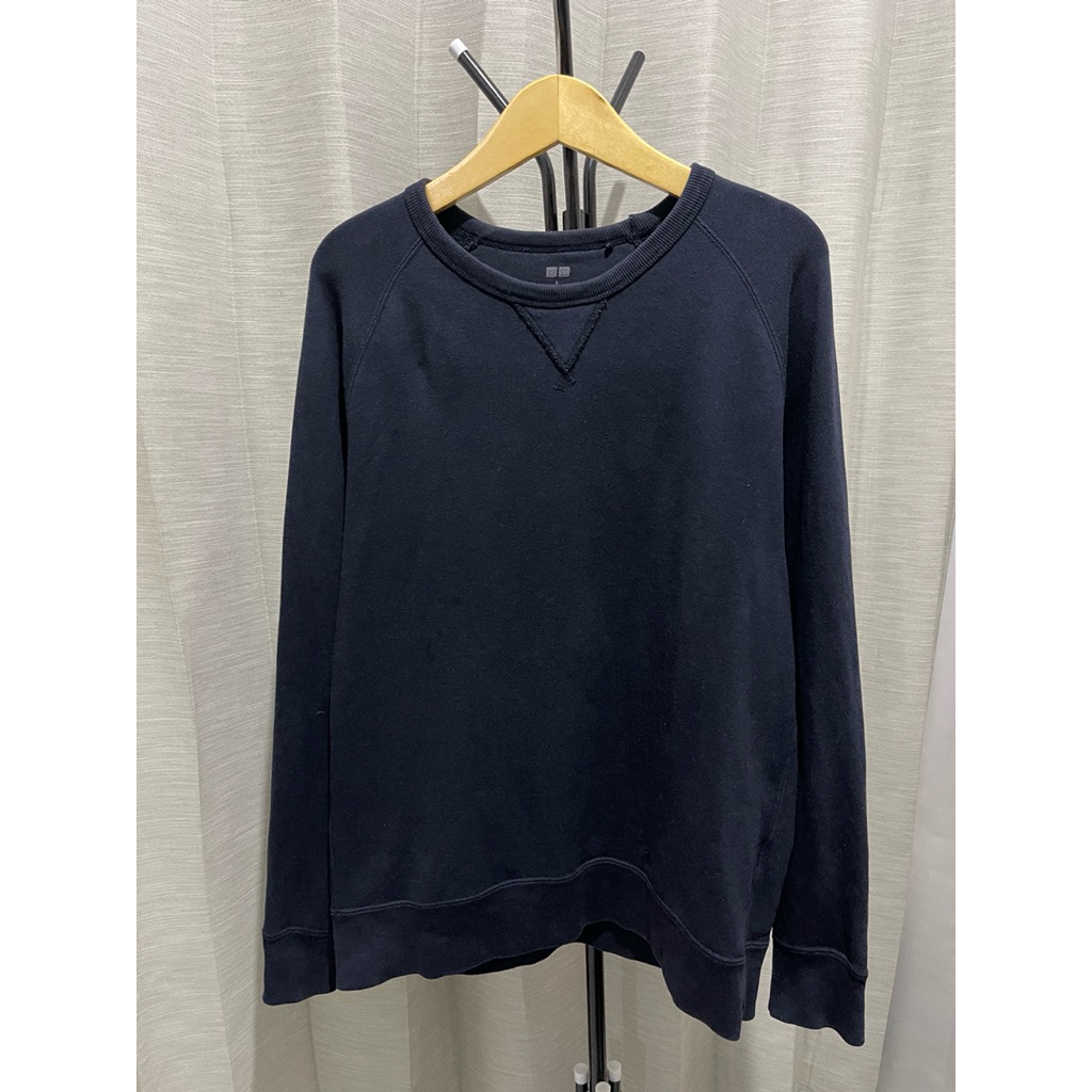 Crewneck Uni Qlo L Navy minus (second)