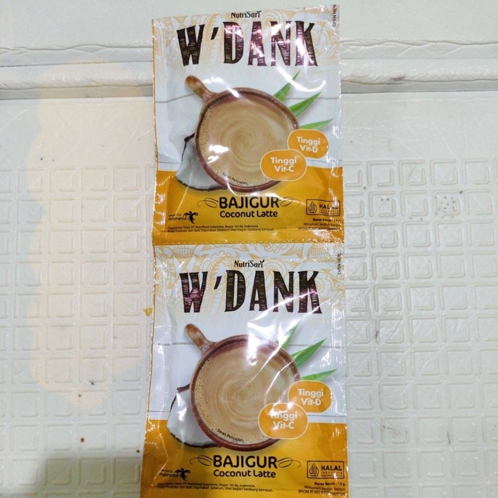 

W'DANK BAJIGUR COCONUT LATTE 1renceng isi 10@15g