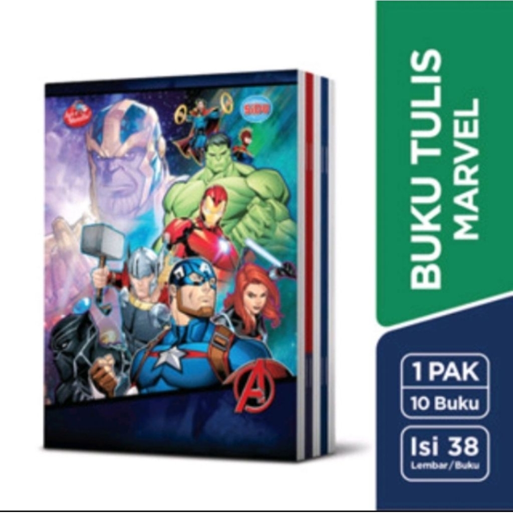 

Buku Tulis Sidu Marvel 38 Lembar-10 buku
