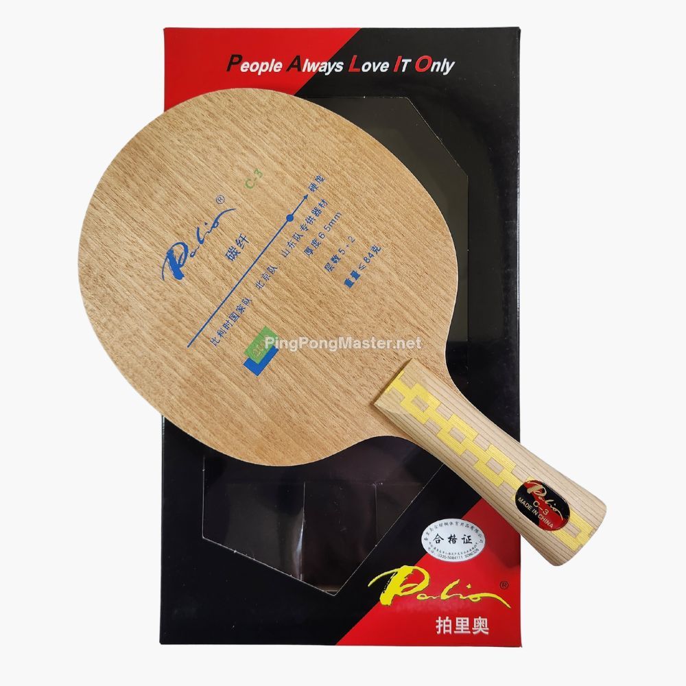 Palio C-3 Carbon - Kayu Pingpong Bet Tenis Meja Palio C3