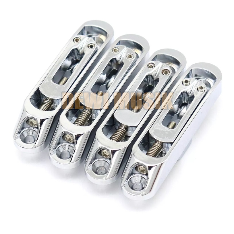 BRIDGE GITAR BASS 4 SENAR MODEL SATUAN WARNA CHROME-AG046 / BRIDGE BASS GUITAR (SC3037)