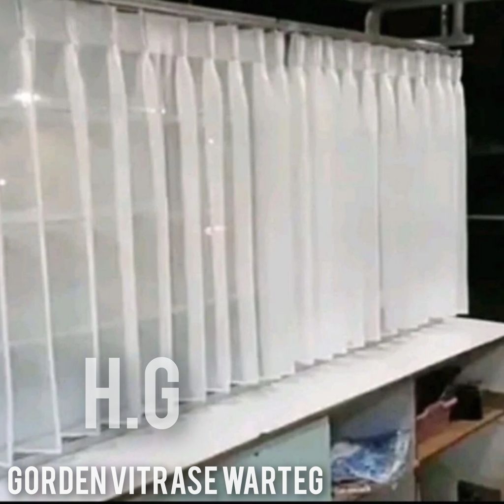 Gorden Vitrase Etalase Warteg/Gorden Vitrase Rumah Makan Vitrase Warteg Etalase