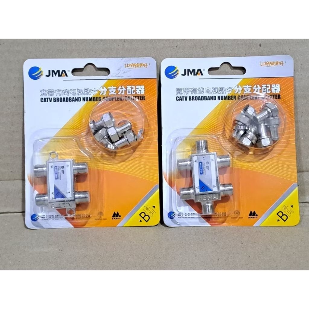 Splitter TV Digital/CATV/CCTV  2 way ~ 5 way JMA .