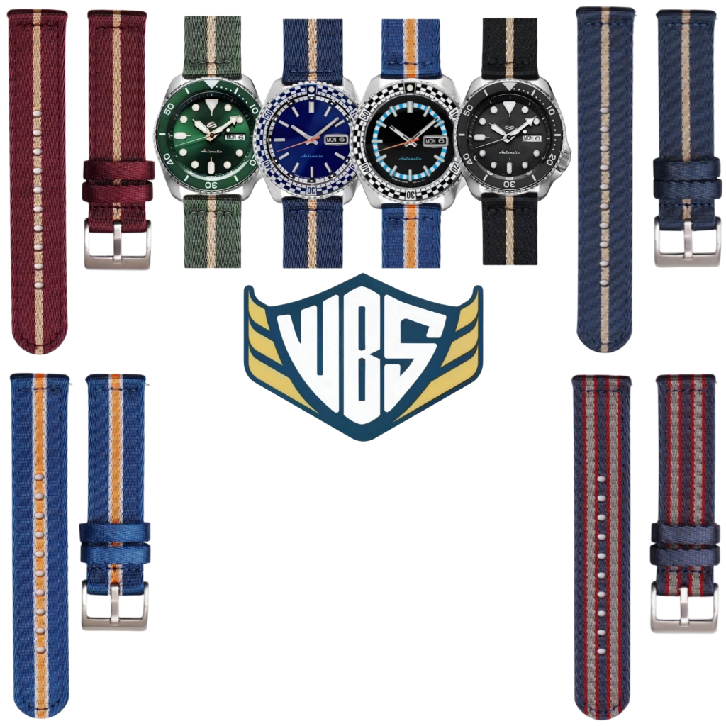 Tali Jam Tangan 22mm Replacement Strap Nilon Compatible Seiko SRPD SSK 7013.22